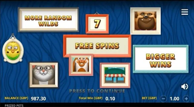 Prized Pets Gigablox slot screenshot 6