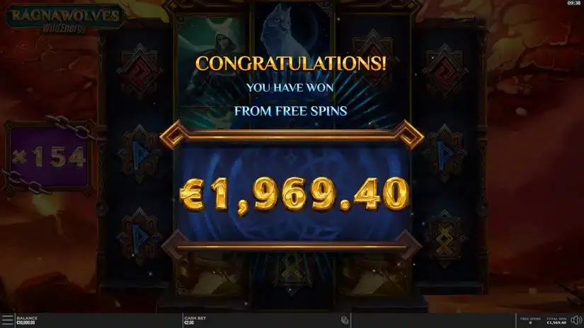 RagnaWolves WildEnergy slot screenshot 