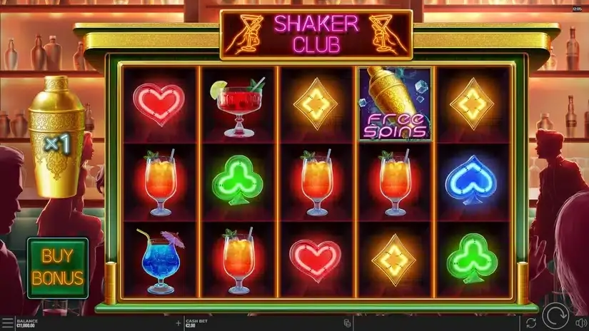 Shaker Club slot screenshot 