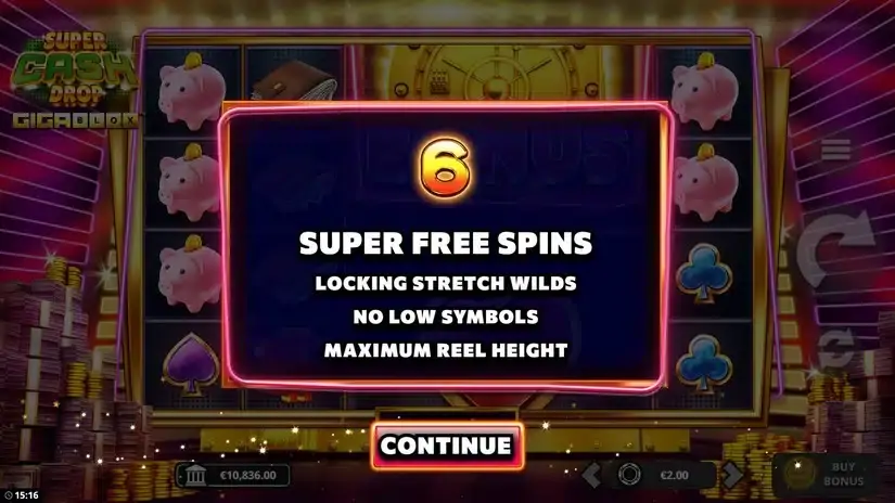 Super Cash Drop Gigablox slot screenshot 5