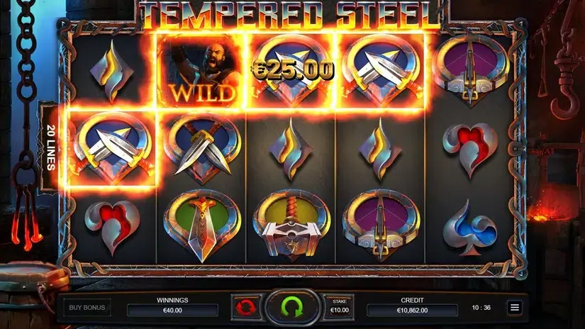 Tempered Steel slot screenshot 2