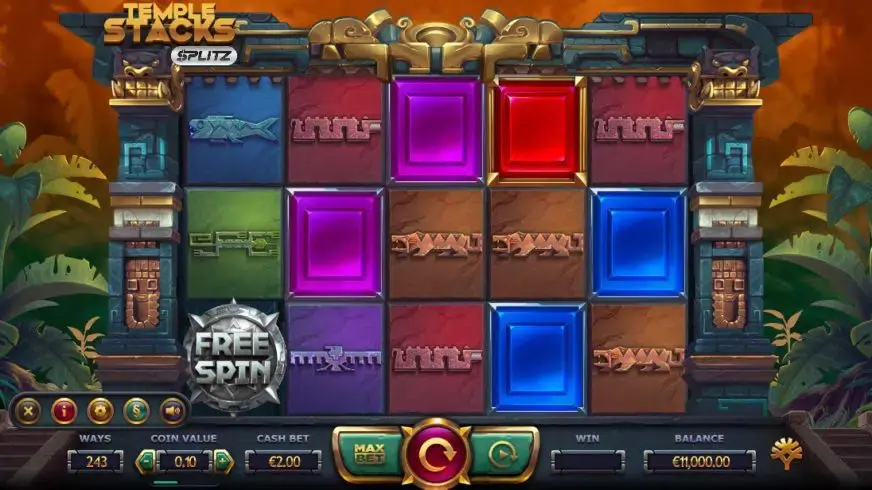 Temple Stacks slot screenshot 1
