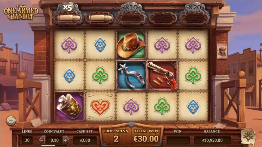 The One Armed Bandit slot screenshot