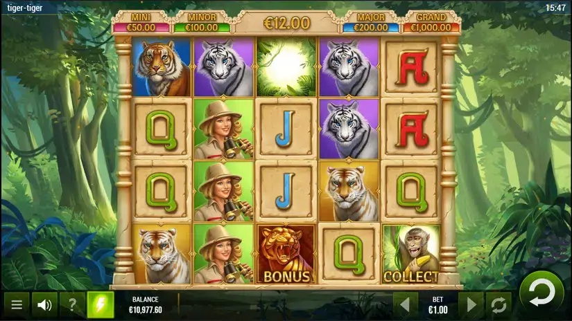 Tiger Tiger Wild Life slot screenshot 4