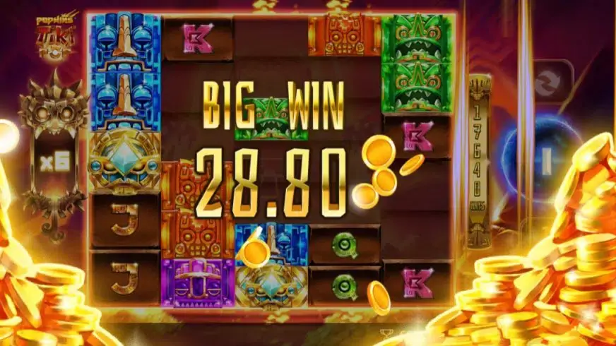 TikiPop slot screenshot 