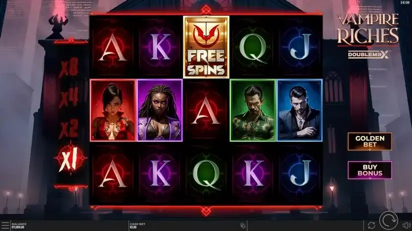 Vampire Riches DoubleMax slot screenshot 