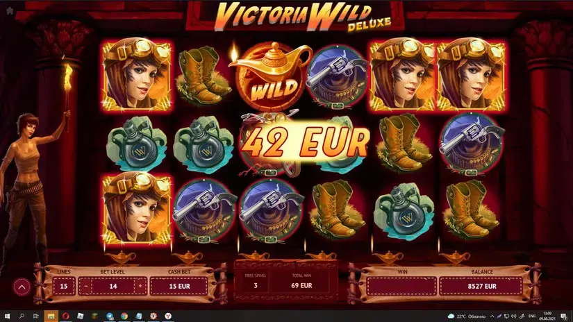 Victoria Wild Deluxe slot screenshot 6