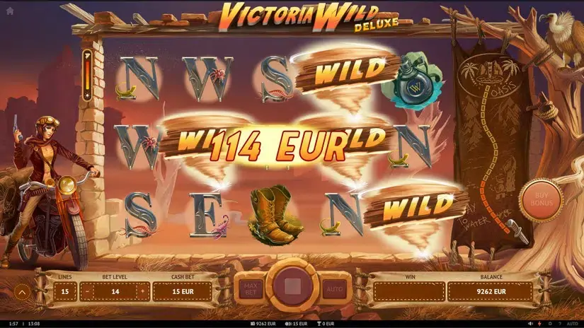 Victoria Wild Deluxe slot screenshot 3