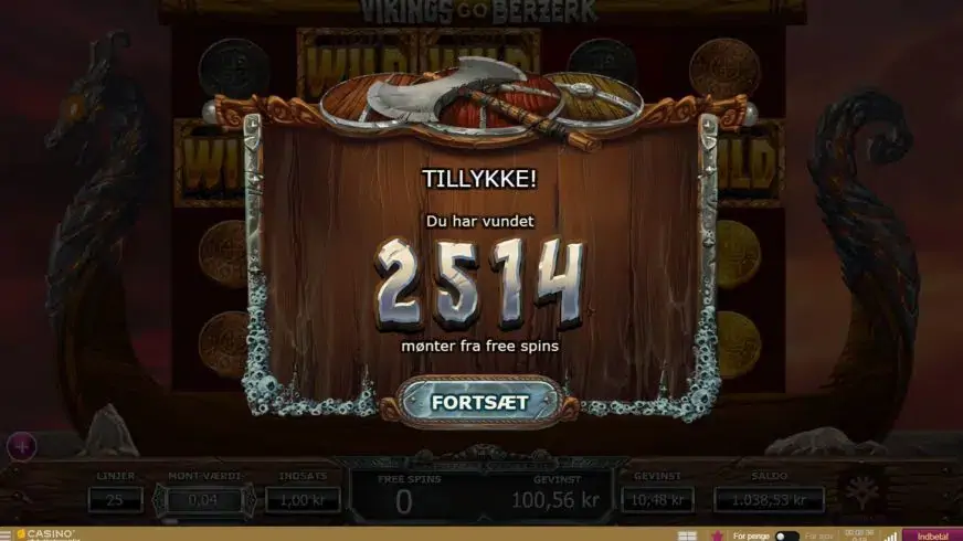 Vikings Go Berzerk slot screenshot