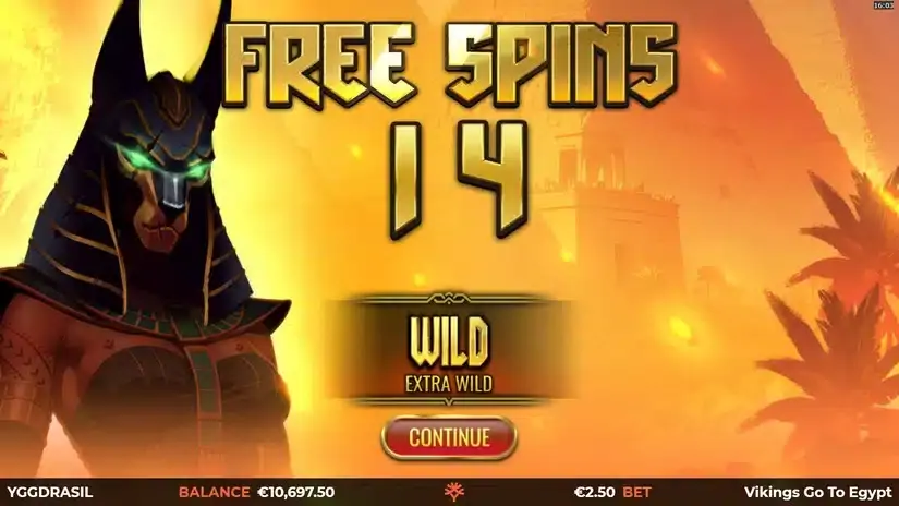 Vikings Go To Egypt Wild Fight slot screenshot 4