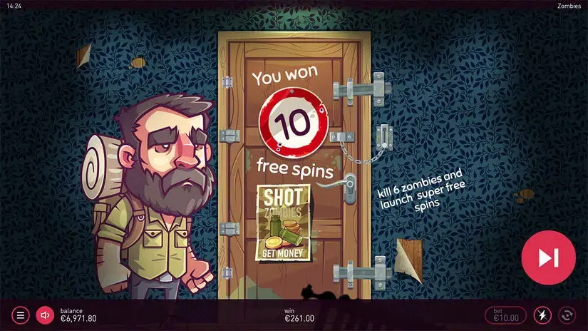 Zombies At The Door slot screenshot 6