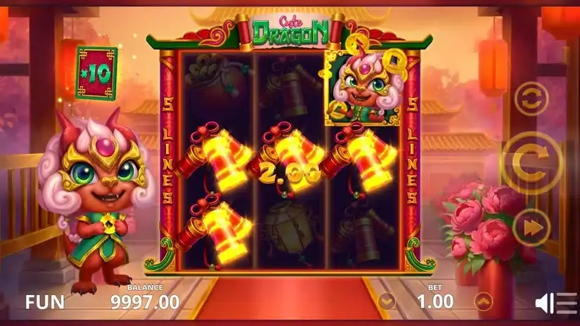 Cute Dragon slot screenshot 3