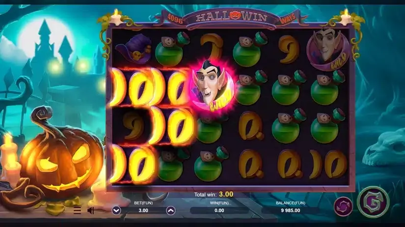 HalloWin slot screenshot 2