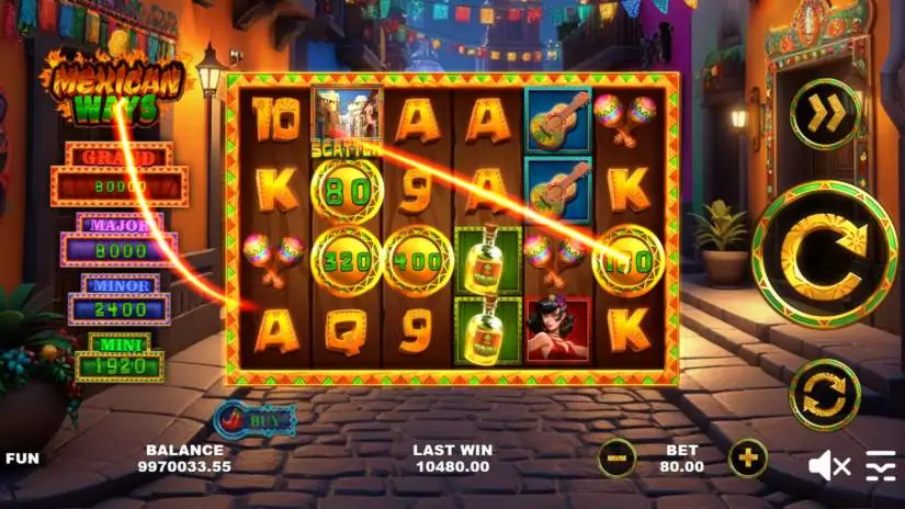 Mexican Ways slot screenshot 4