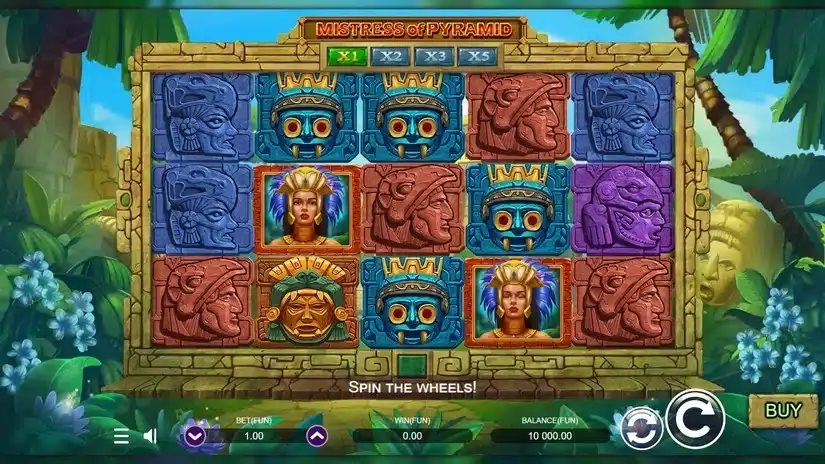 Mistress Of Pyramid slot screenshot 
