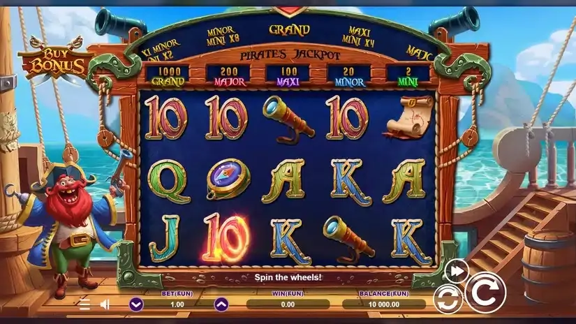 Pirate Spirit slot screenshot 1