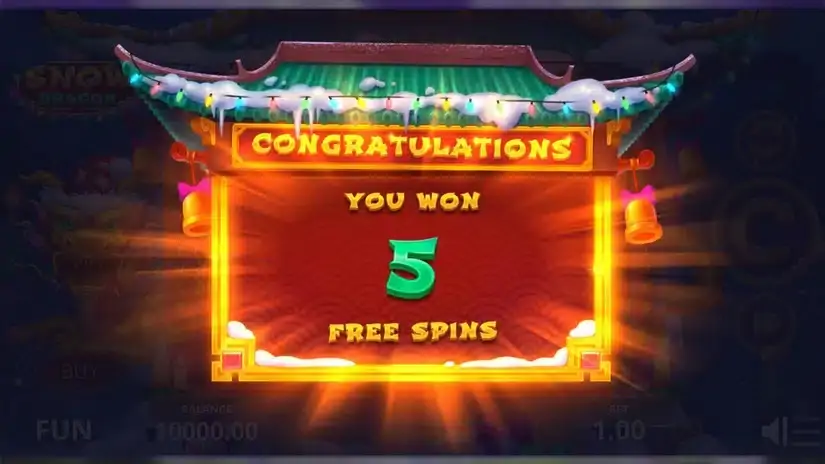 Snow Dragon slot screenshot 2