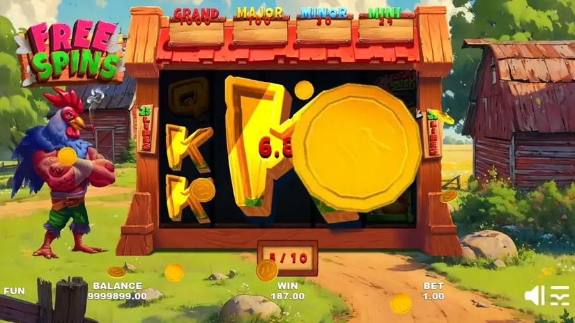 Wild Cock slot screenshot 5