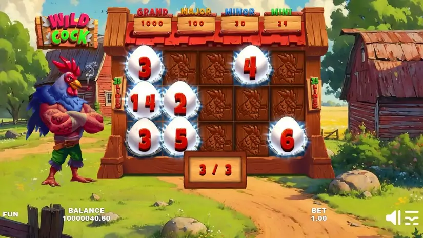 Wild Cock slot screenshot 6